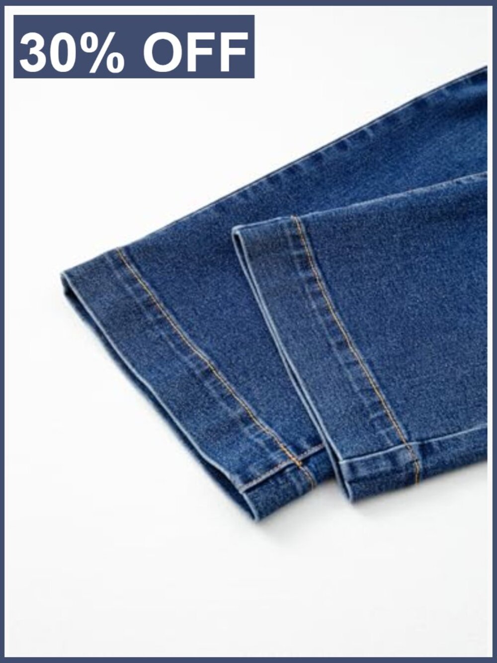 Wide Leg Jeans High Waisted Stretchy Tummy Control Straight Leg Denim Pants - Picture 7 of 7